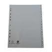 Picture of A4 RECYCLED PLASTIC DIVIDERS GREY A-Z  X26